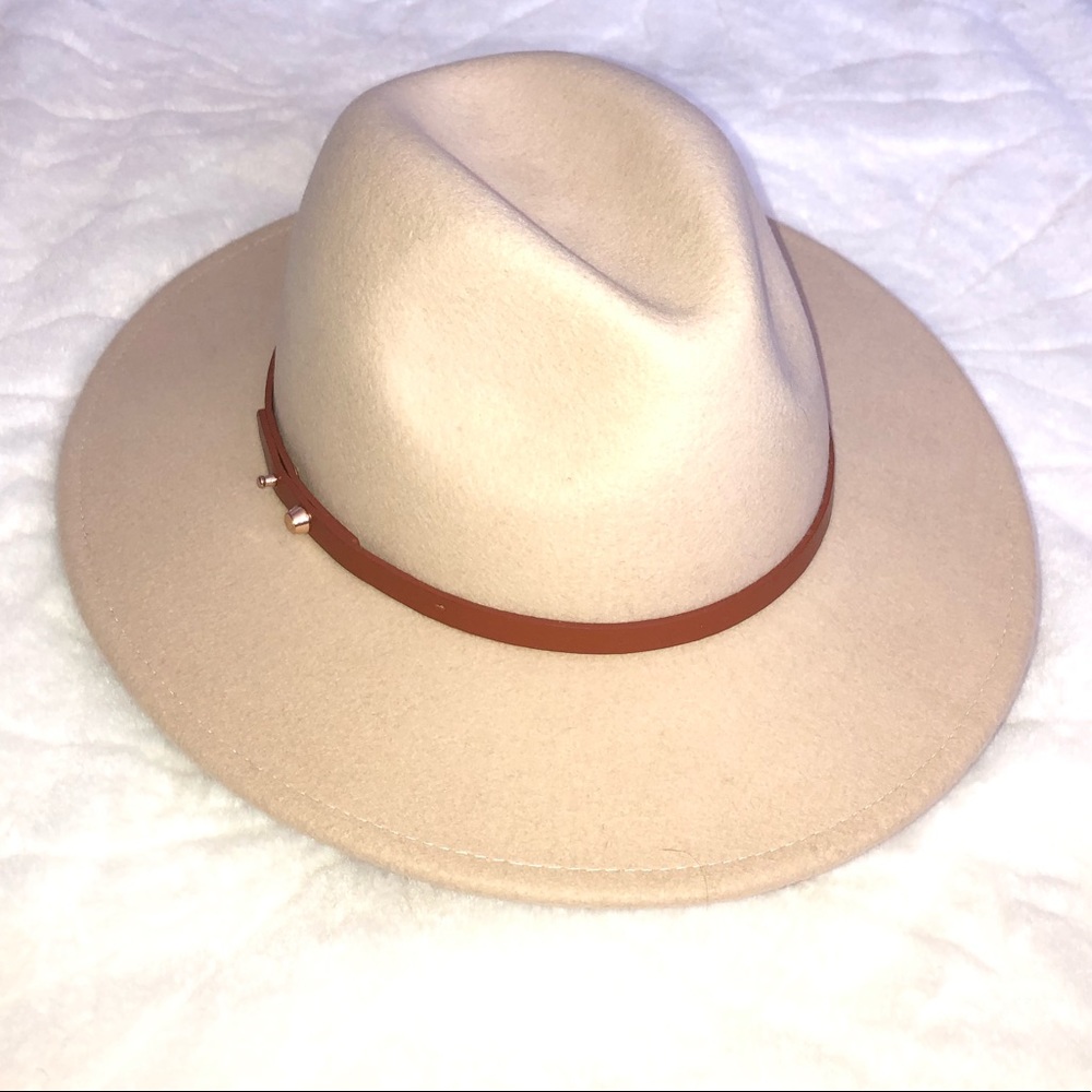 Ace of Something Tan Wool Hat